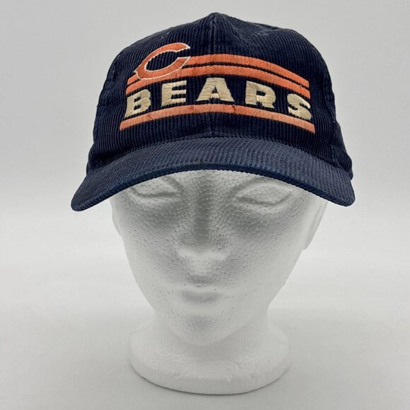 Vintage Chicago Bears Starter Hat Snapback Cap Corduroy Pro Classic Distressed - Picture 3 of 11